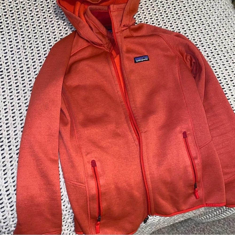 Patagonia Orange-red Full-Zip Hoodie